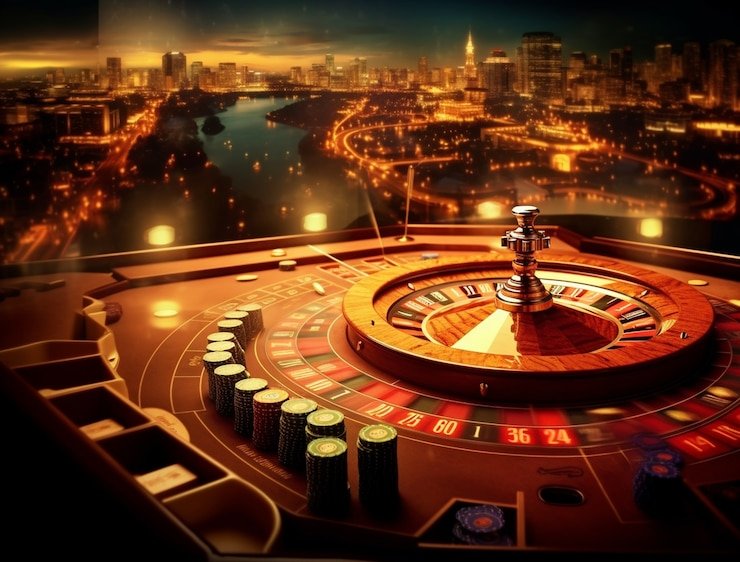 Layar permainan Fortune Rabbit di kado77 menampilkan gulungan bernuansa emas dengan simbol kelinci dan koin